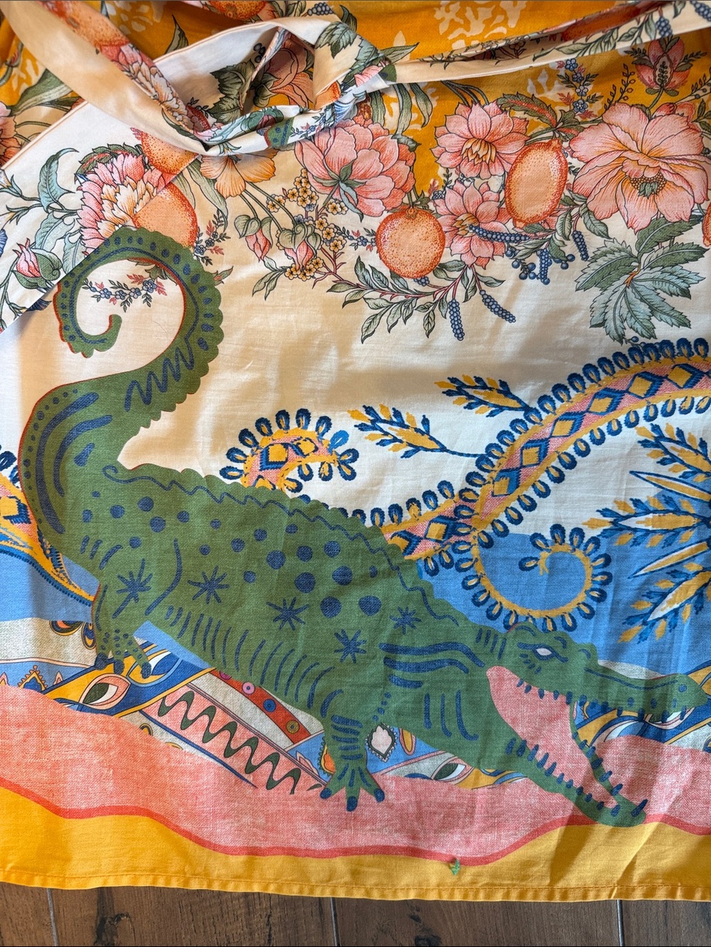 A Loves A bird print mini dress w puff sleeves. Rare! XS - Picture 3 of 5